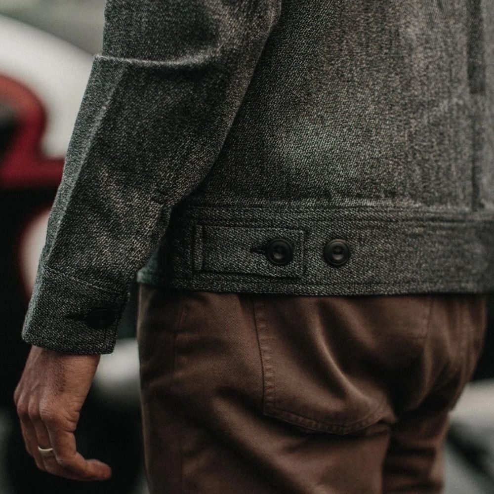 Taylor Stitch The Ignition Jacket in Indigo Salt & Pepper full zip chore jacket - Picture 6 of 12